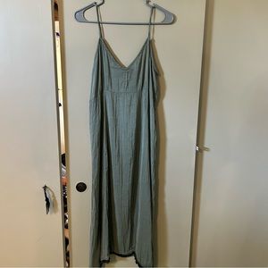 Vintage Amy Riggs Silk/Linen Strappy Dress